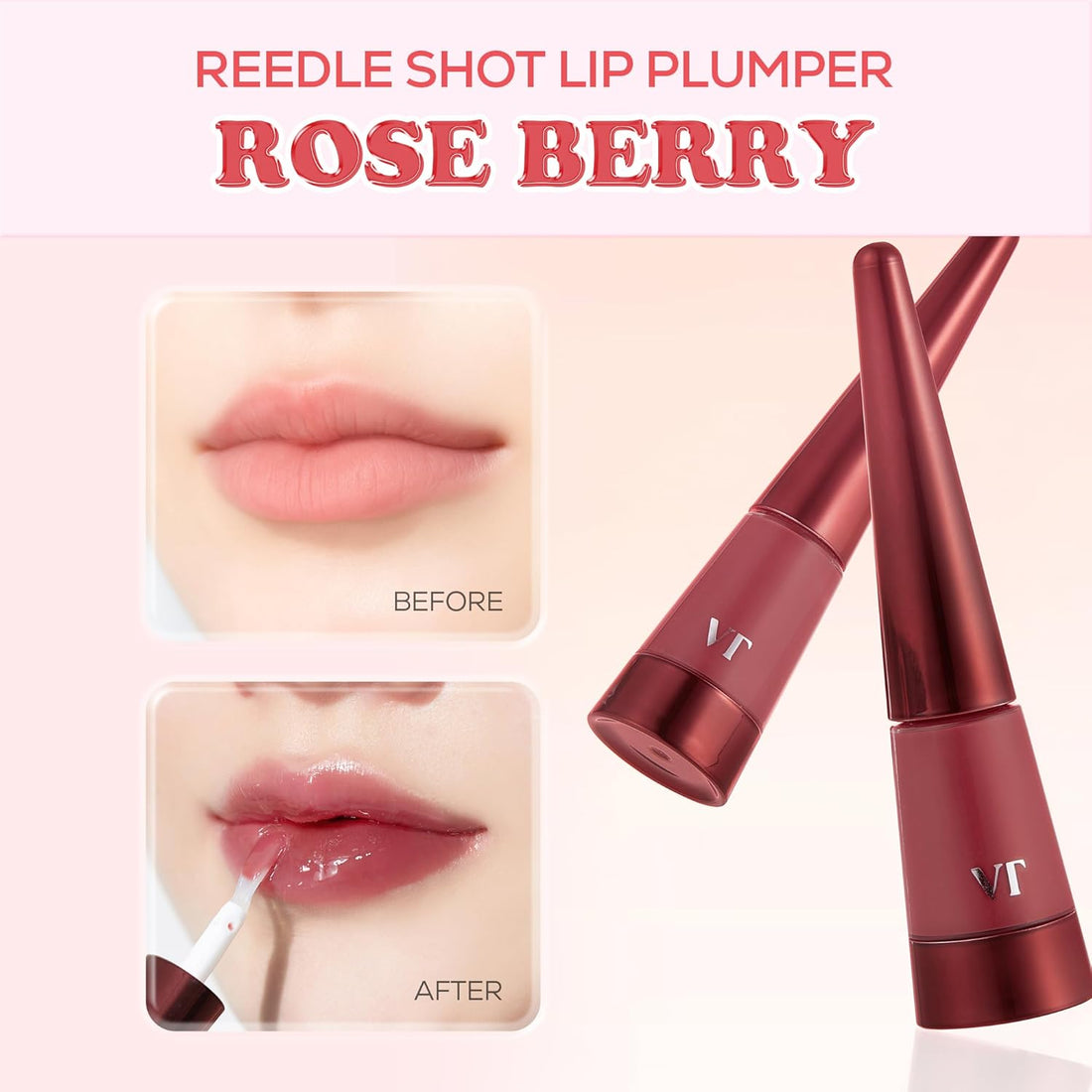 Reedle Shot Lip Plumper (Rose Berry)