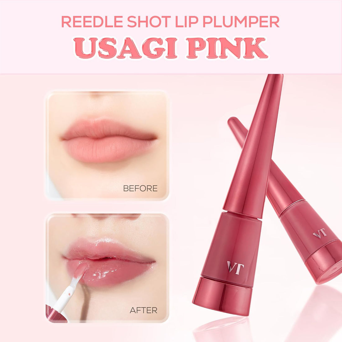 Reedle Shot Lip Plumper (Usagi Pink)