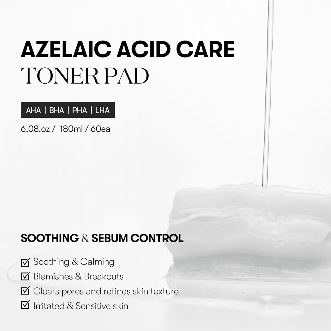 Azelaic Acid Toner Pad - 60 pads