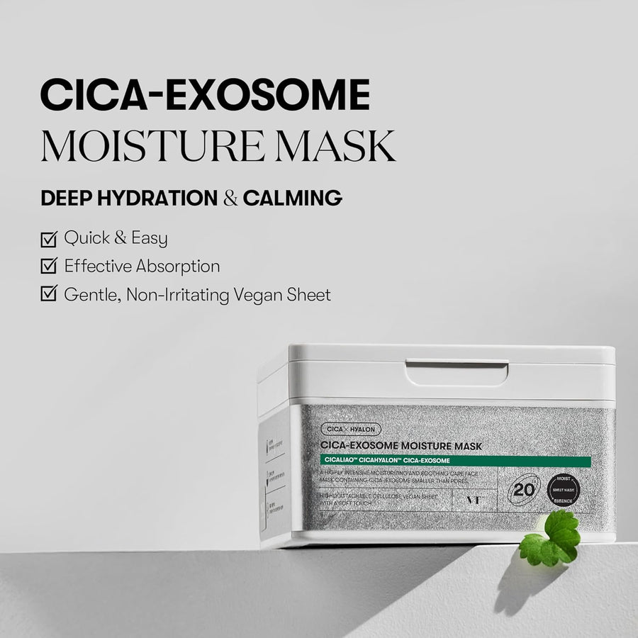 Cica Exosome Moisture Mask - 20pcs