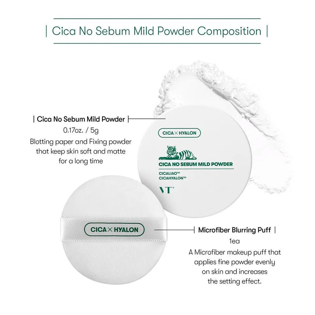 Cica No Sebum Mild Powder