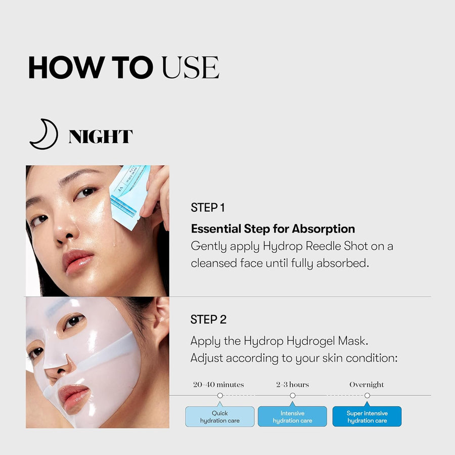Hydrop Reedle Shot 100 2 Step Hydrogel Mask