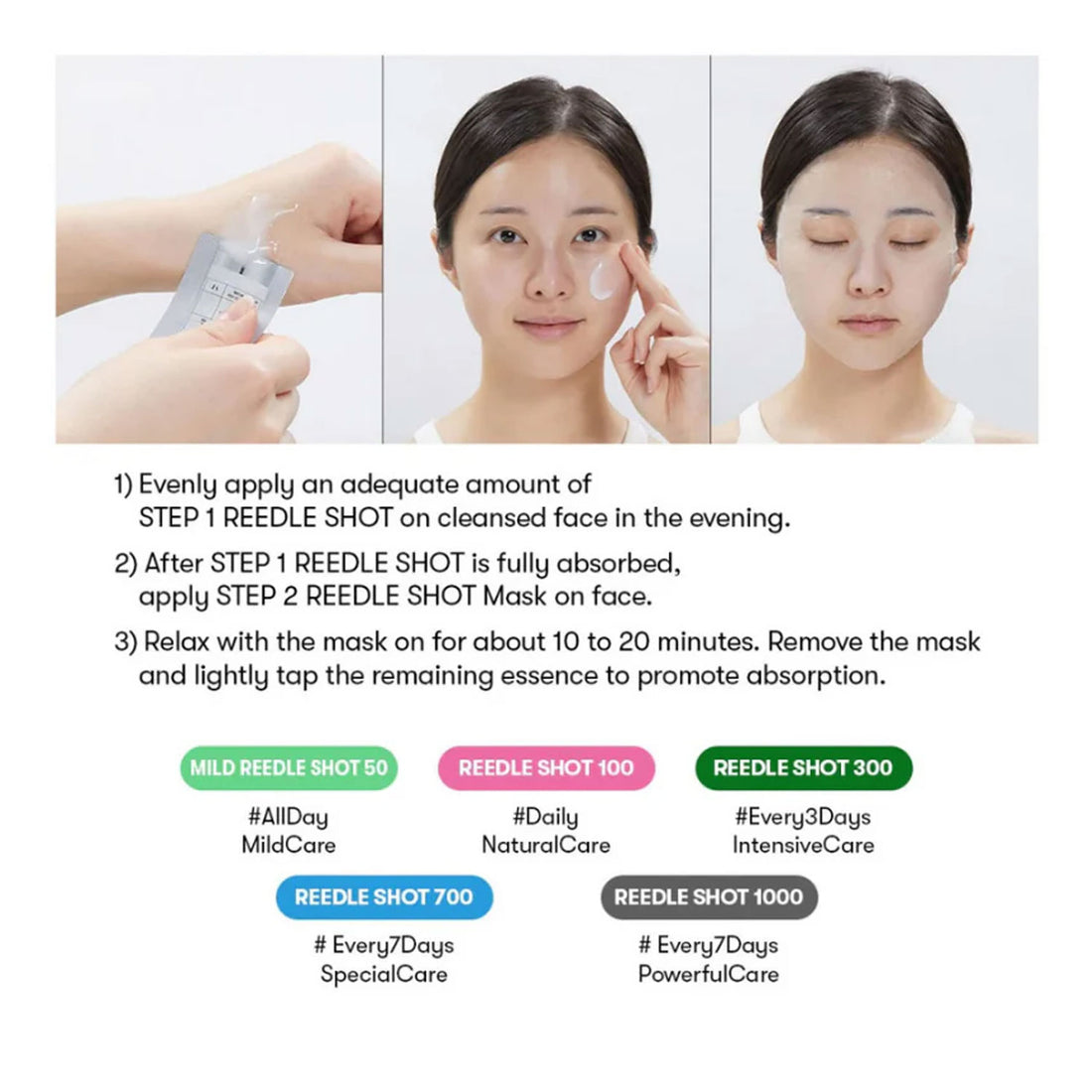 Reedle Shot 300 2 Step Mask