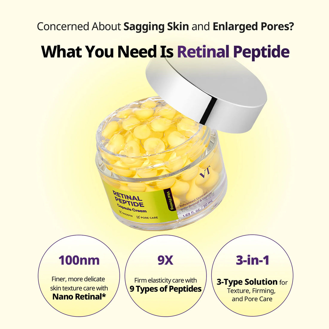 Retinal Peptide Capsule Cream