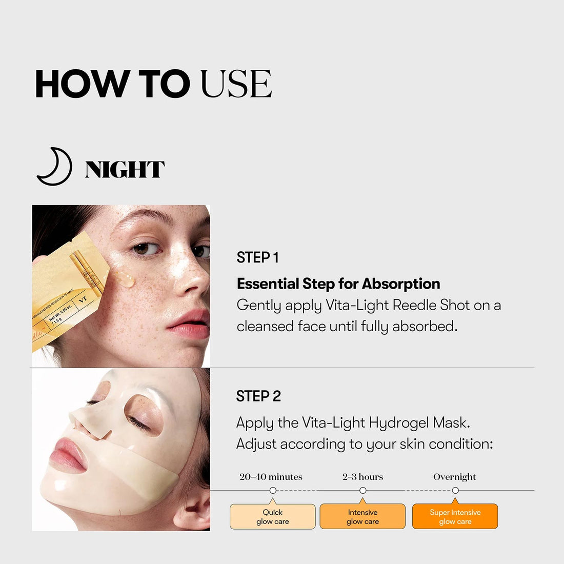 Vita-Light Reedle Shot 100 2 Step Hydrogel Mask